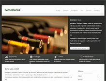 Tablet Screenshot of novamax.ro